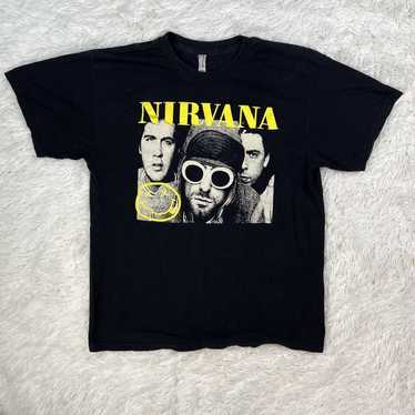 Vintage Nirvana Official T-Shirt Band Trio Kurt Co