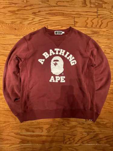 Bape COLLEGE RELAXED FIT CREWNECK