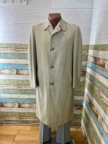 60’s Light Grey Wool Overcoat by Bristol Saxony