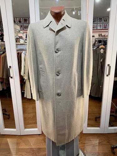 60’s Light Grey Wool Overcoat by Bristol Saxony