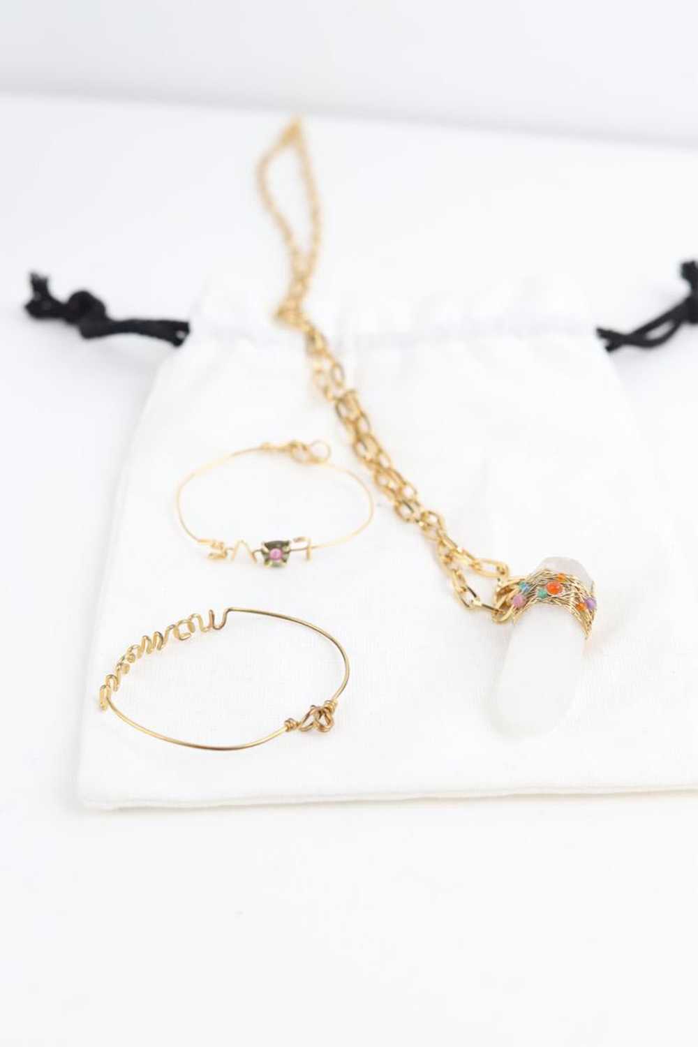 Circular Clothing Collier et deux bracelets doré … - image 2