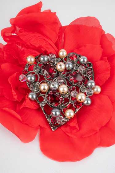 Broche coeur Yves Saint Laurent