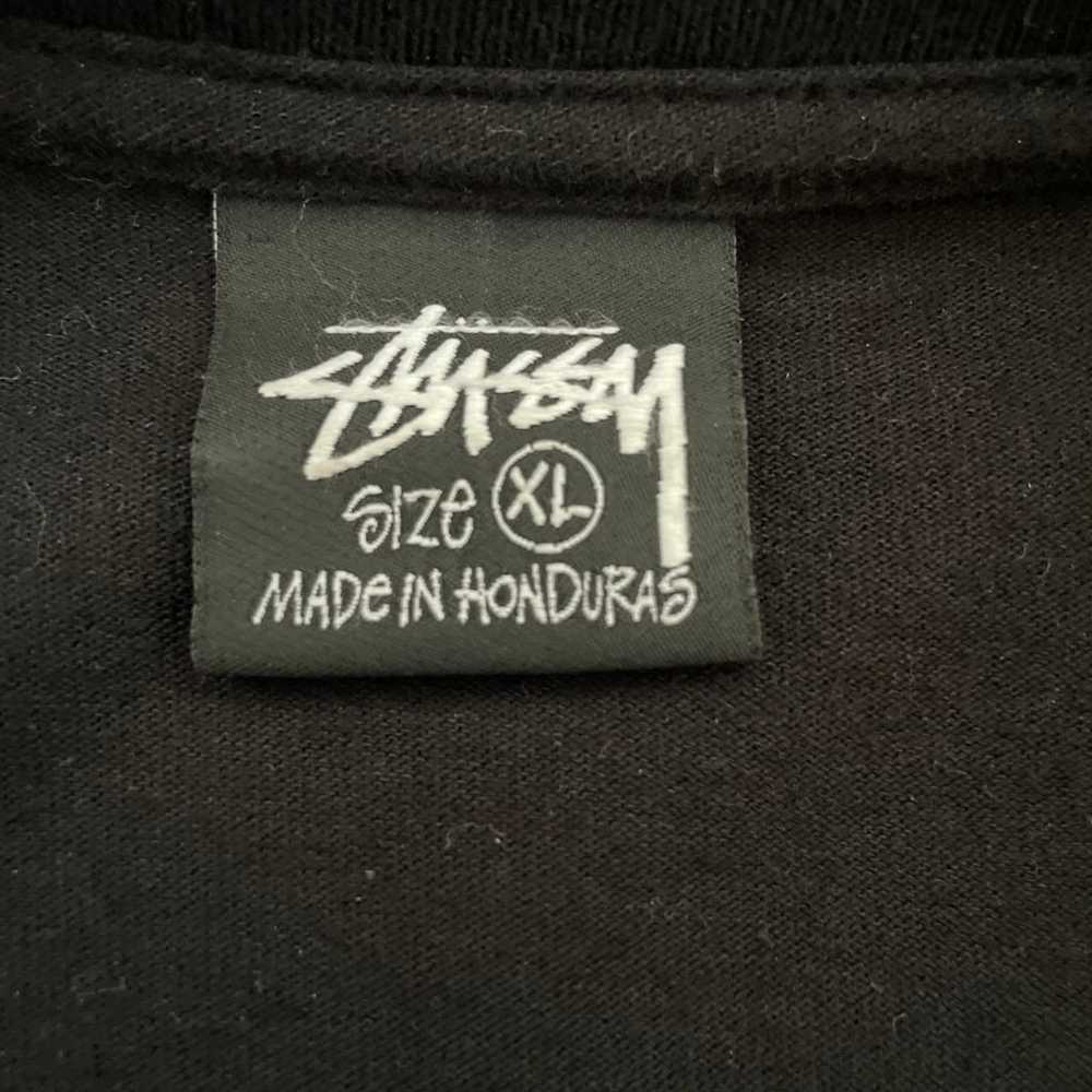Men’s Stussy Box Logo Black T Shirt Size XL - image 4