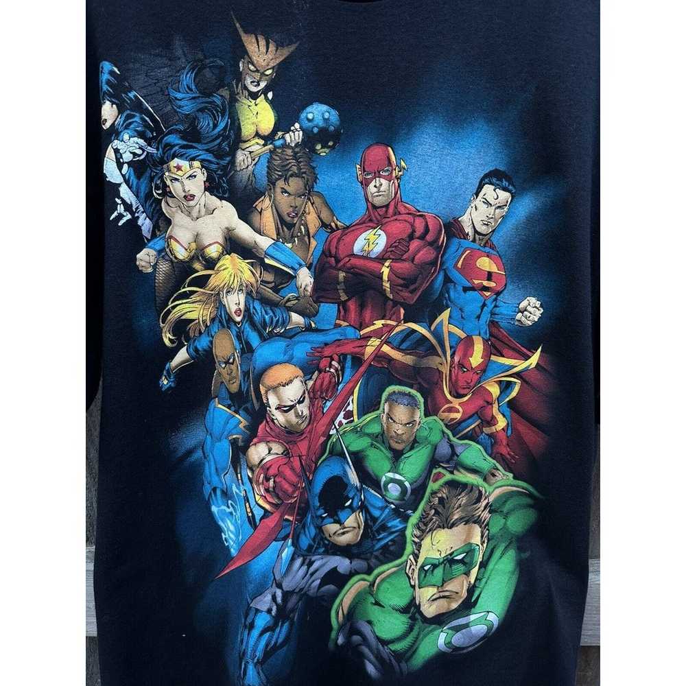 Justice League T-shirt, Superman Batman XL - image 2