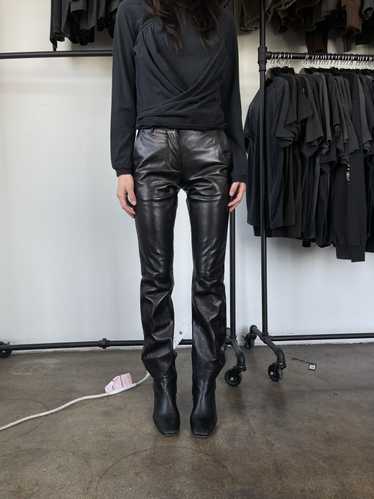 Helmut Lang Leather Trouser