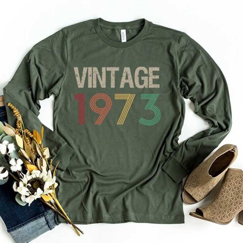 50th Birthday Shirt,Vintage 1973 Shirt - image 2