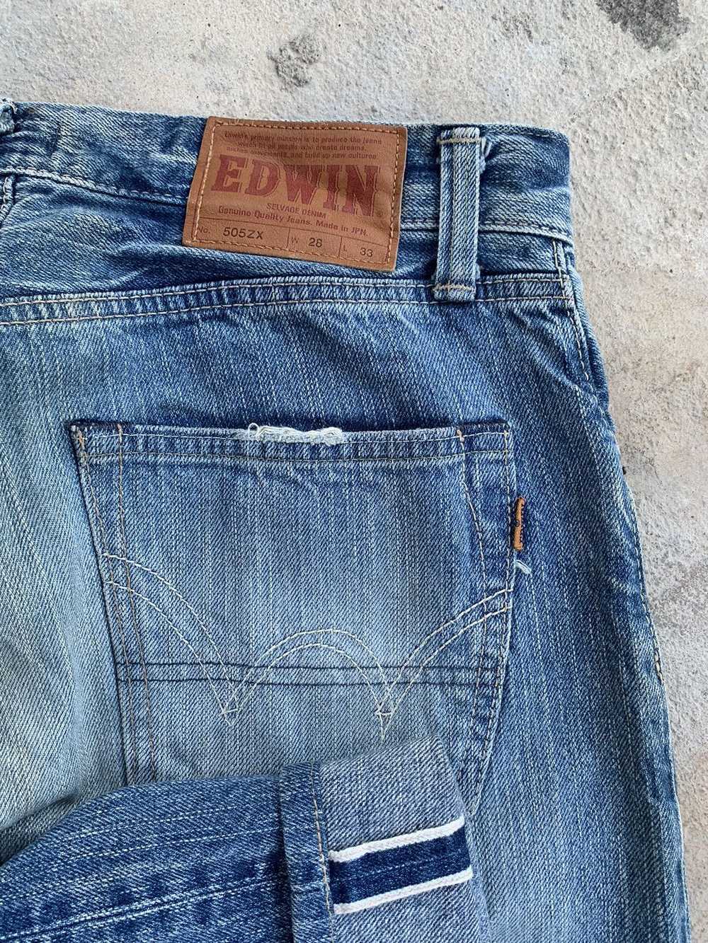Distressed Denim × Edwin × Vintage Edwin 505ZX Se… - image 3