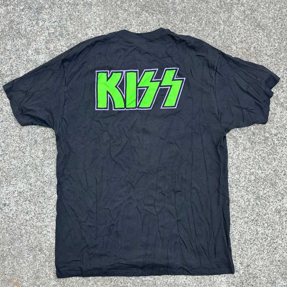 rare vintage kiss 1991 shirt single stitch mens s… - image 10
