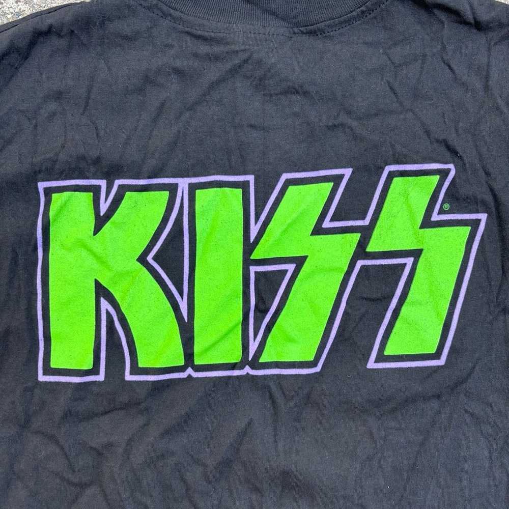 rare vintage kiss 1991 shirt single stitch mens s… - image 12