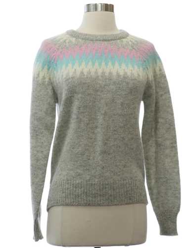 1980's Compositions Womens Wool Sweater