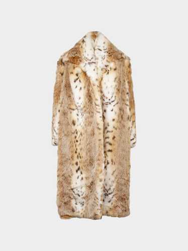 Vivienne Westwood Couture 1990s Leopard Faux Fur C