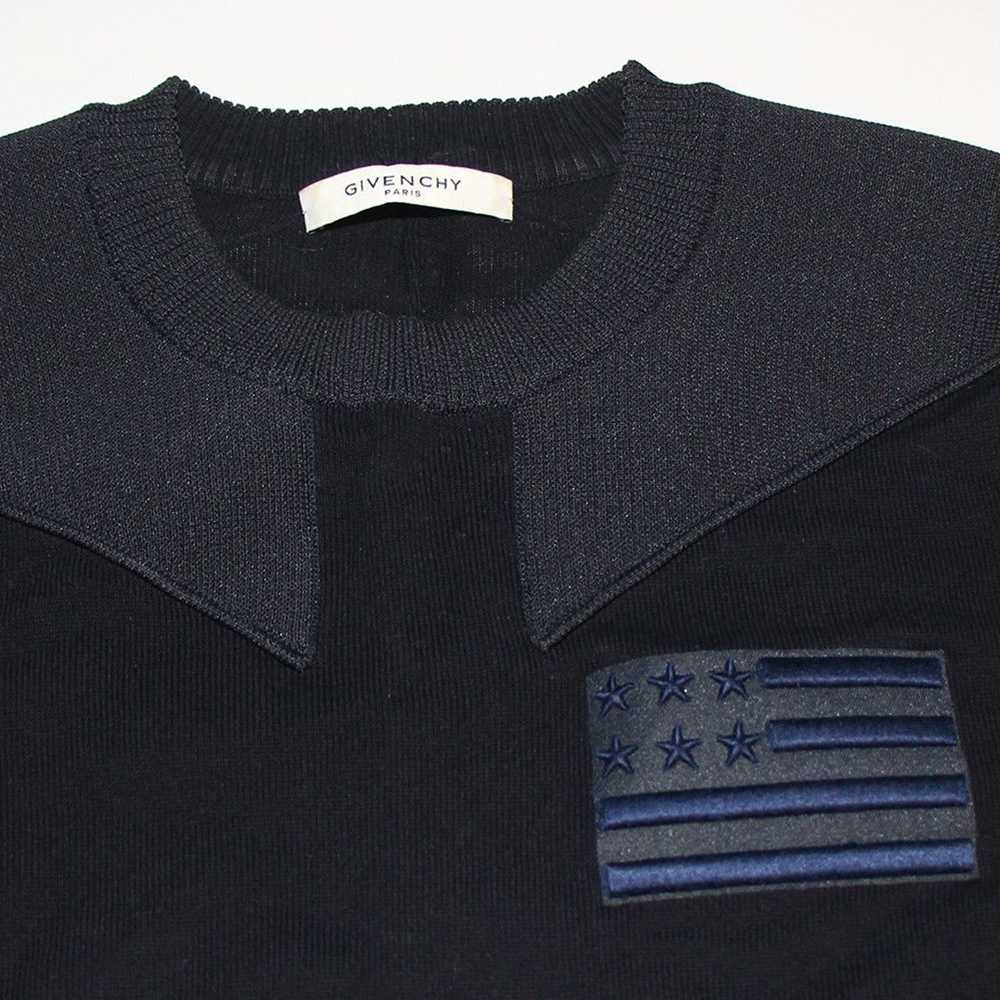 Givenchy LAST DROP Givenchy black/navy flag crew … - image 1