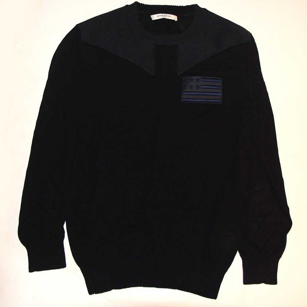 Givenchy LAST DROP Givenchy black/navy flag crew … - image 2