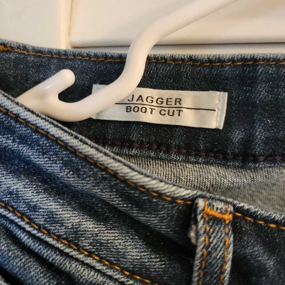 Designer Vigoss Boot Cut Jeans Distressed Size 28 - image 3
