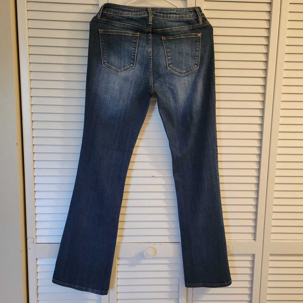 Designer Vigoss Boot Cut Jeans Distressed Size 28 - image 6