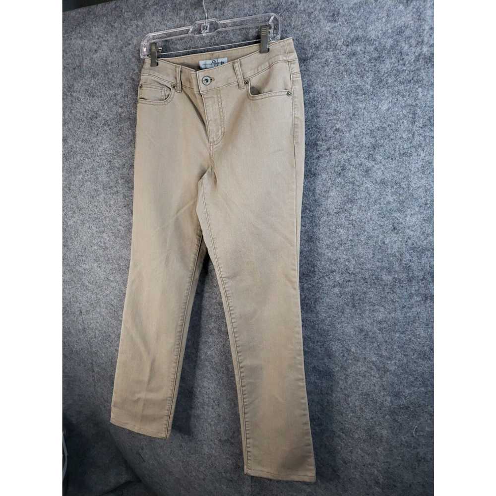 Vintage Chicos Platinum Denim Slim Leg Jeans Wome… - image 3