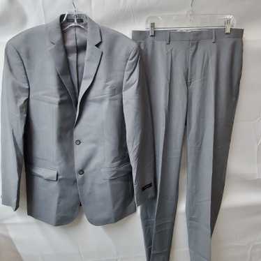 Andrew Marc NY Casselman 2 Piece Gray Suit 33Wx33L