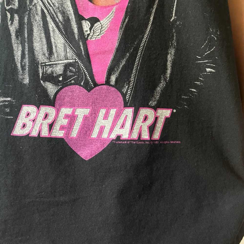 Vintage 1998 Bret Hart Hitman Wrestling Shirt - image 2