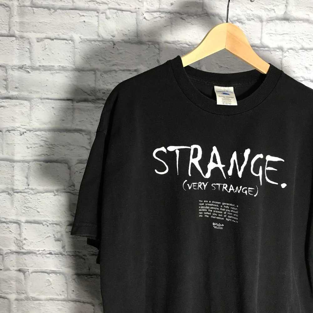 Vintage 2001 Strange Religious T-shirt - image 3