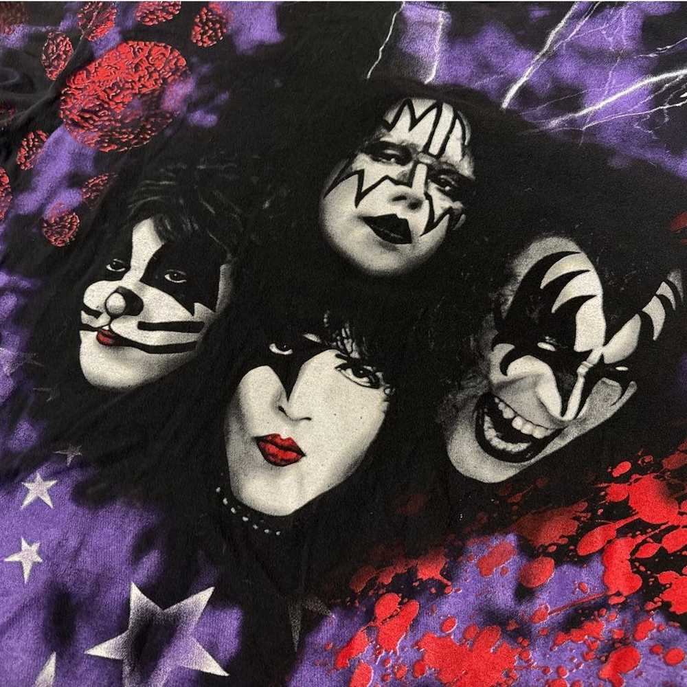 96-97 KISS Alive Worldwide Concert Tour Shirt All… - image 5