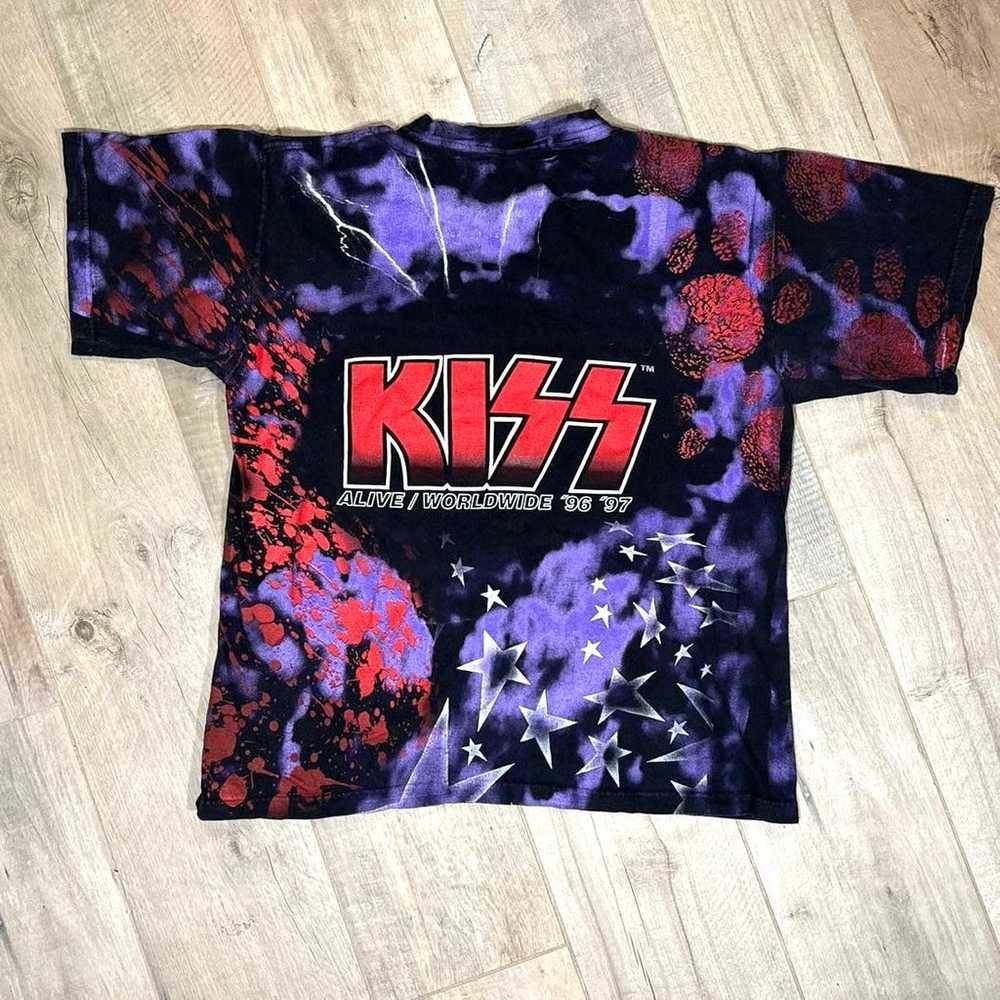 96-97 KISS Alive Worldwide Concert Tour Shirt All… - image 7