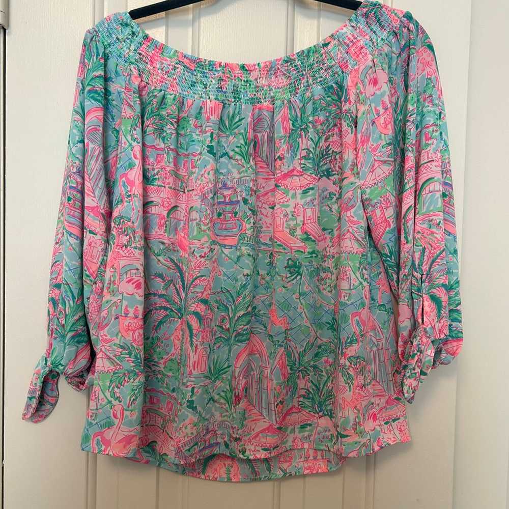 Lilly Pulitzer Maryellen Top Off the Shoulder Bal… - image 5