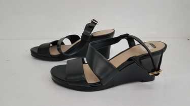 Cole Haan Cole Hann Black Wedge Sandals Size 6.5B - image 1