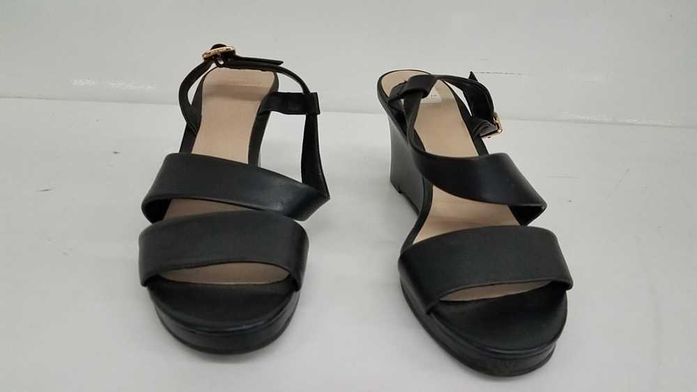 Cole Haan Cole Hann Black Wedge Sandals Size 6.5B - image 3