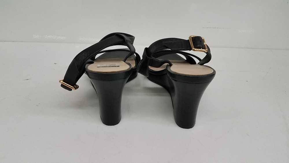 Cole Haan Cole Hann Black Wedge Sandals Size 6.5B - image 4