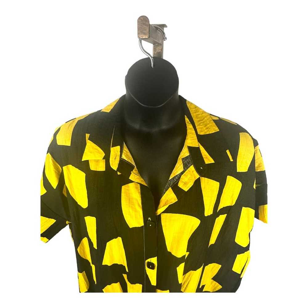 TRINE KRYGER SIMONSEN women's black yellow geomet… - image 3