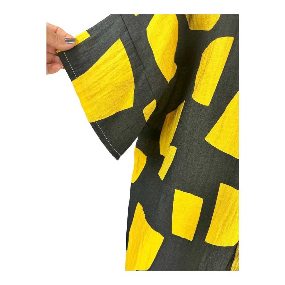 TRINE KRYGER SIMONSEN women's black yellow geomet… - image 4