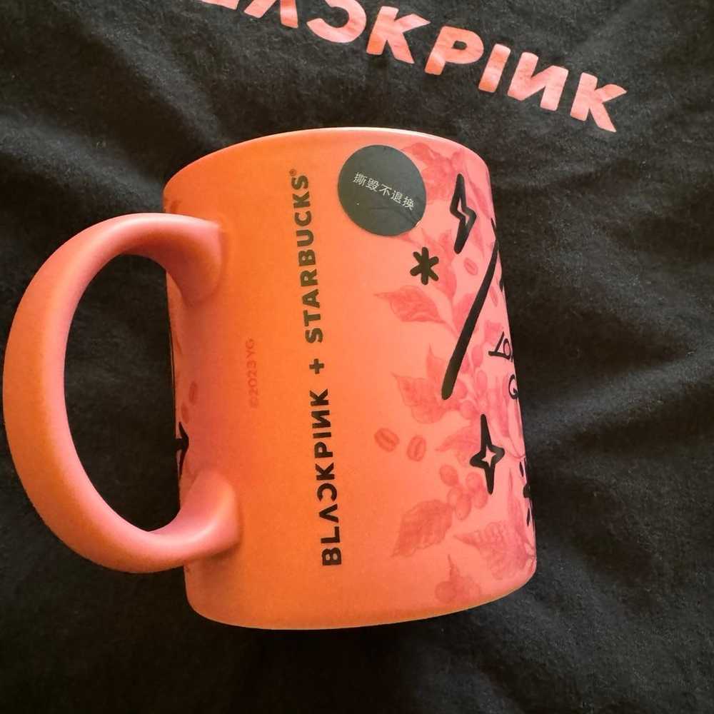 Blackpink pink venom shirt and Starbucks cup - image 1