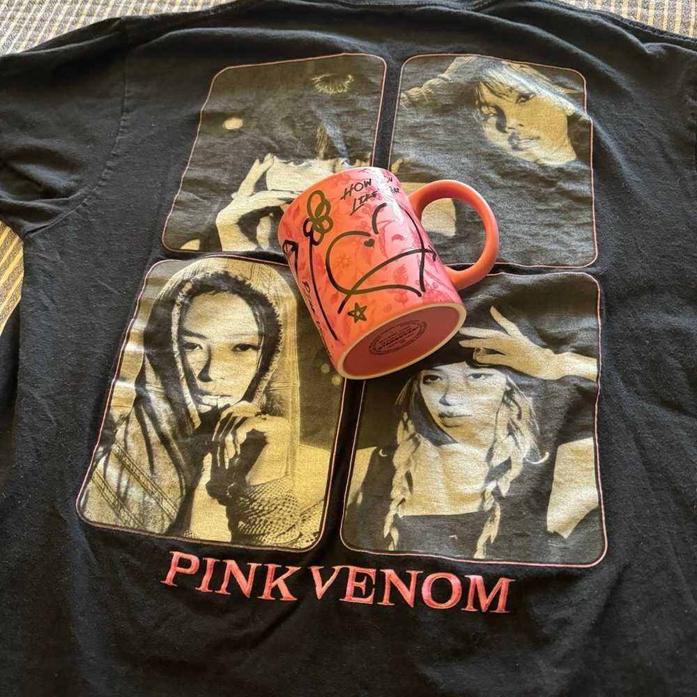 Blackpink pink venom shirt and Starbucks cup - image 3
