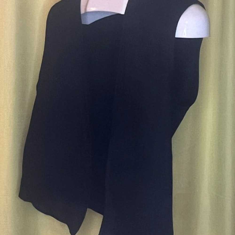 Unisex No Pocket Uniform Vest Black Size Large Un… - image 1
