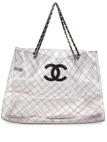 CHANEL Pre-Owned 2007-2008 CC Jumbo double chain t