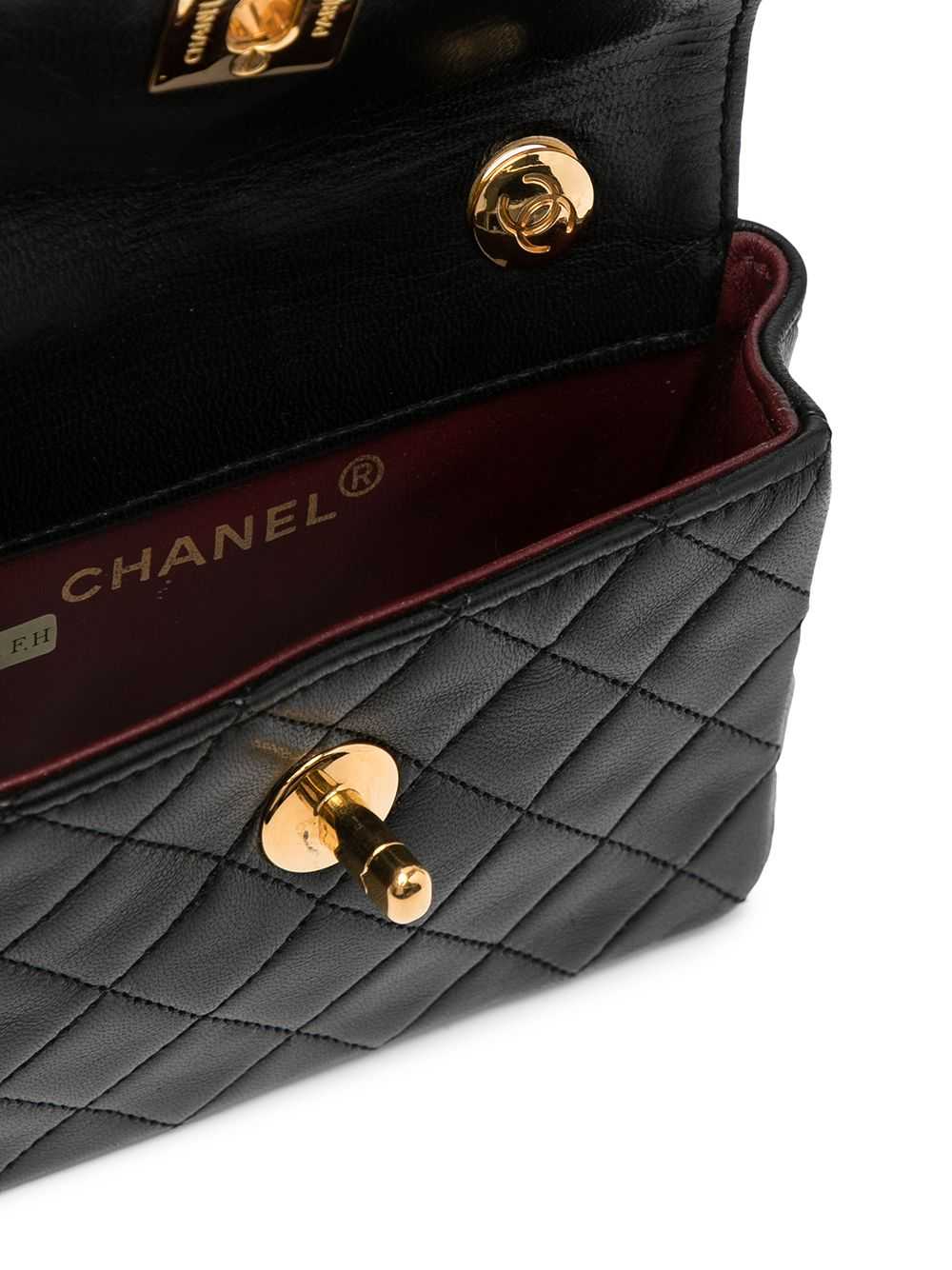 CHANEL Pre-Owned 1990s mini diamond-quilted cross… - image 5