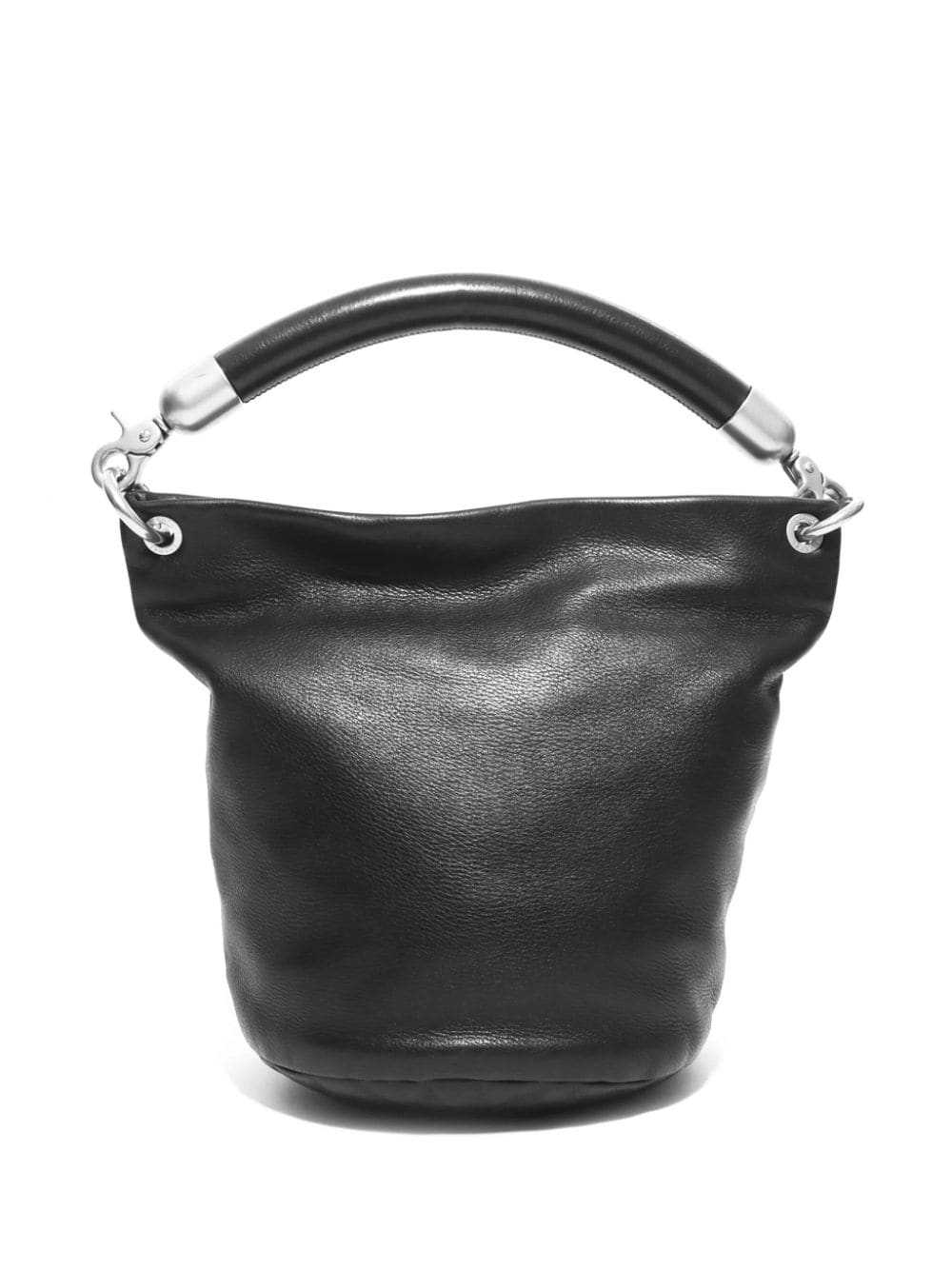 CHANEL Pre-Owned 2000 CC stitch bucket bag - Black - image 2