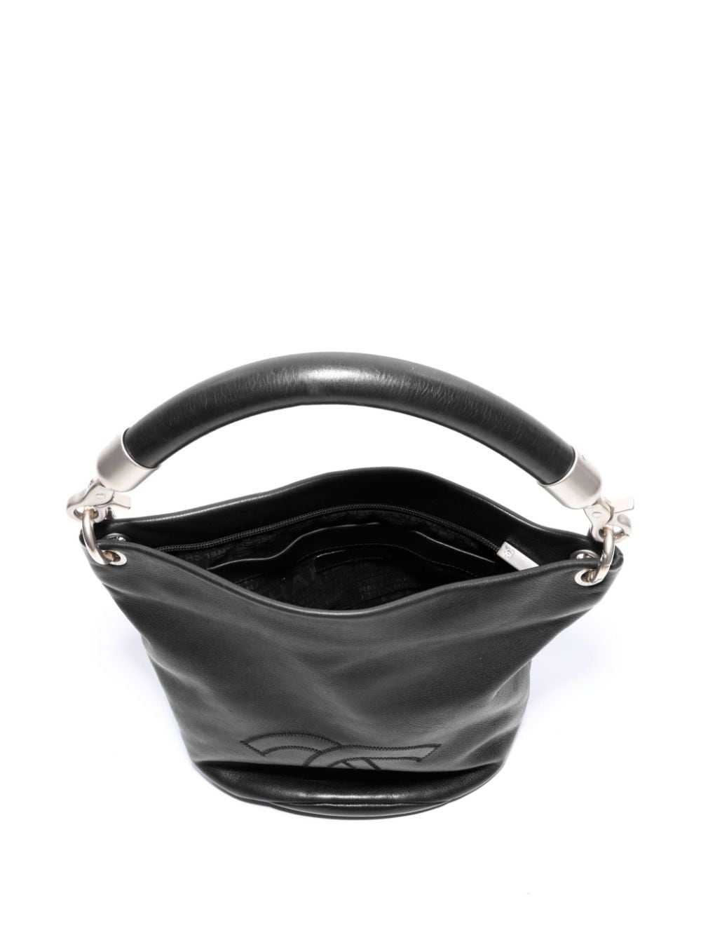CHANEL Pre-Owned 2000 CC stitch bucket bag - Black - image 5