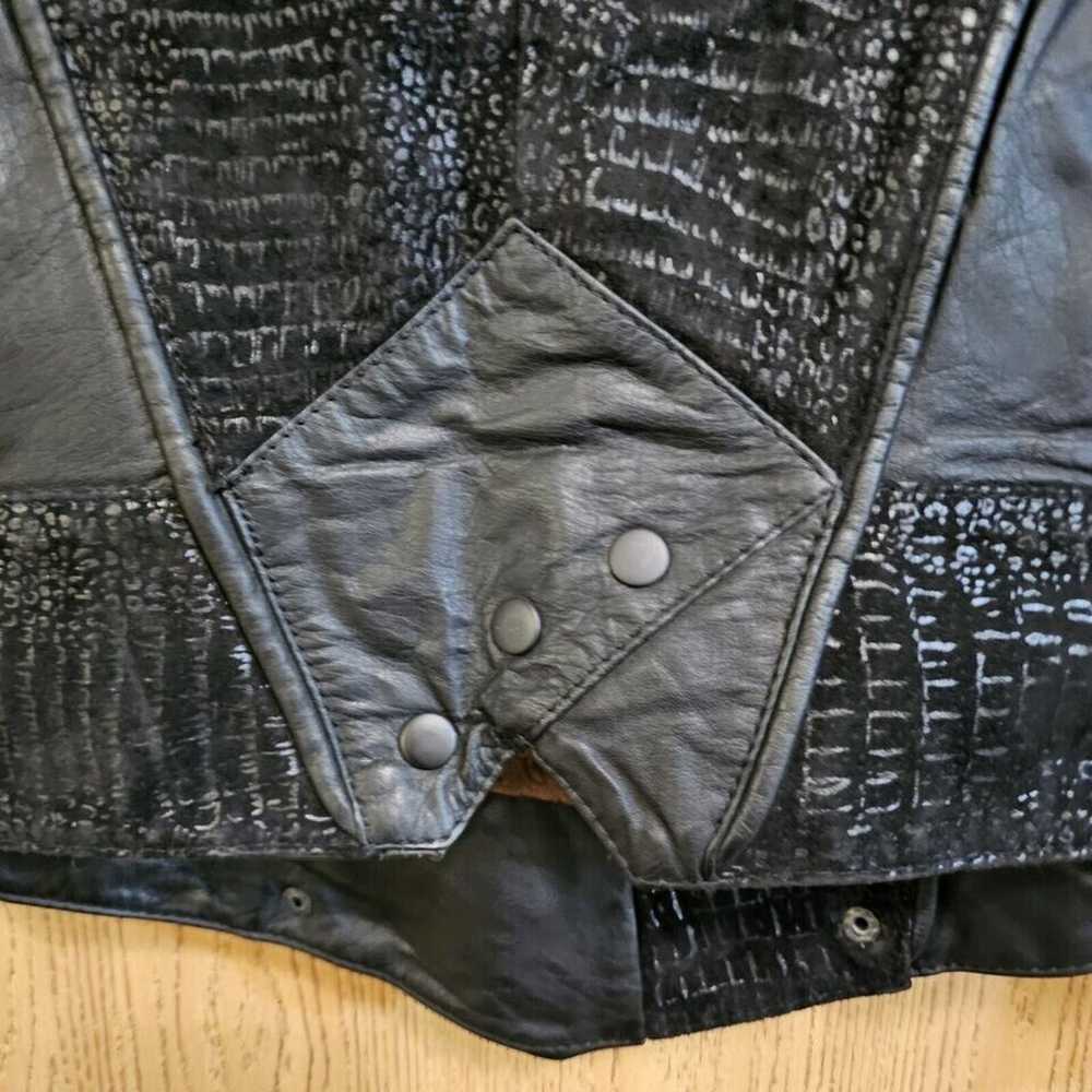 GLOBAL IDENTITY Vintage Womens Size Large Leather… - image 4