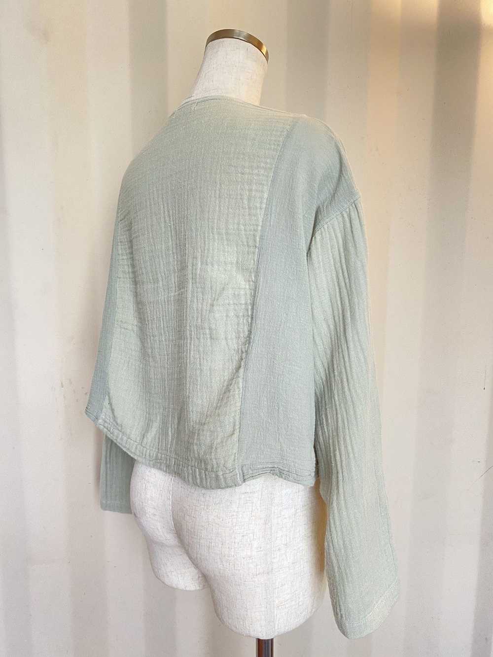 Issey Miyake Plantation green blouse - image 5