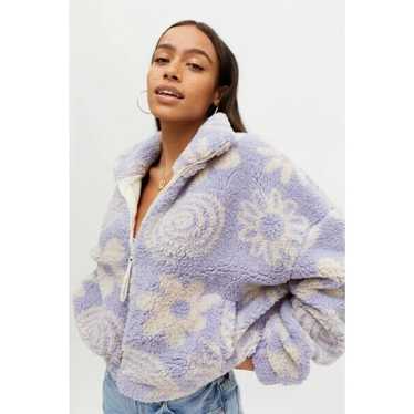Urban Outfitters Olivia Sherpa Fleece Jacket Flow… - image 1