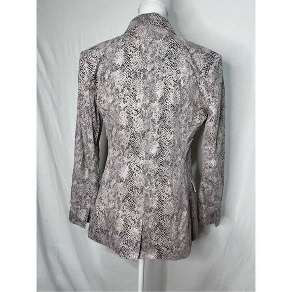 Blank NYC snake print double breasted jacket pyth… - image 4
