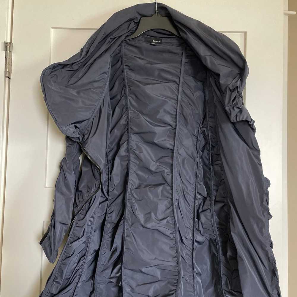 Sun Kim ‘Sydney’ Crinkle Offset Zippered Raincoat… - image 7