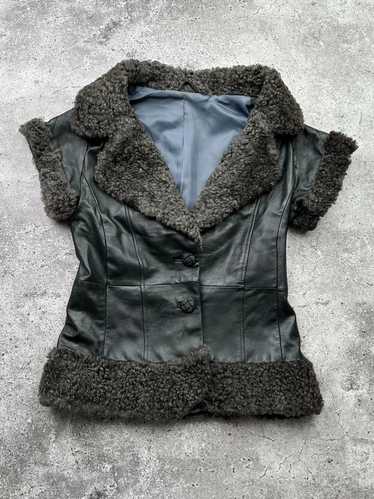 Genuine Leather × Leather Jacket × Sheepskin Coat… - image 1