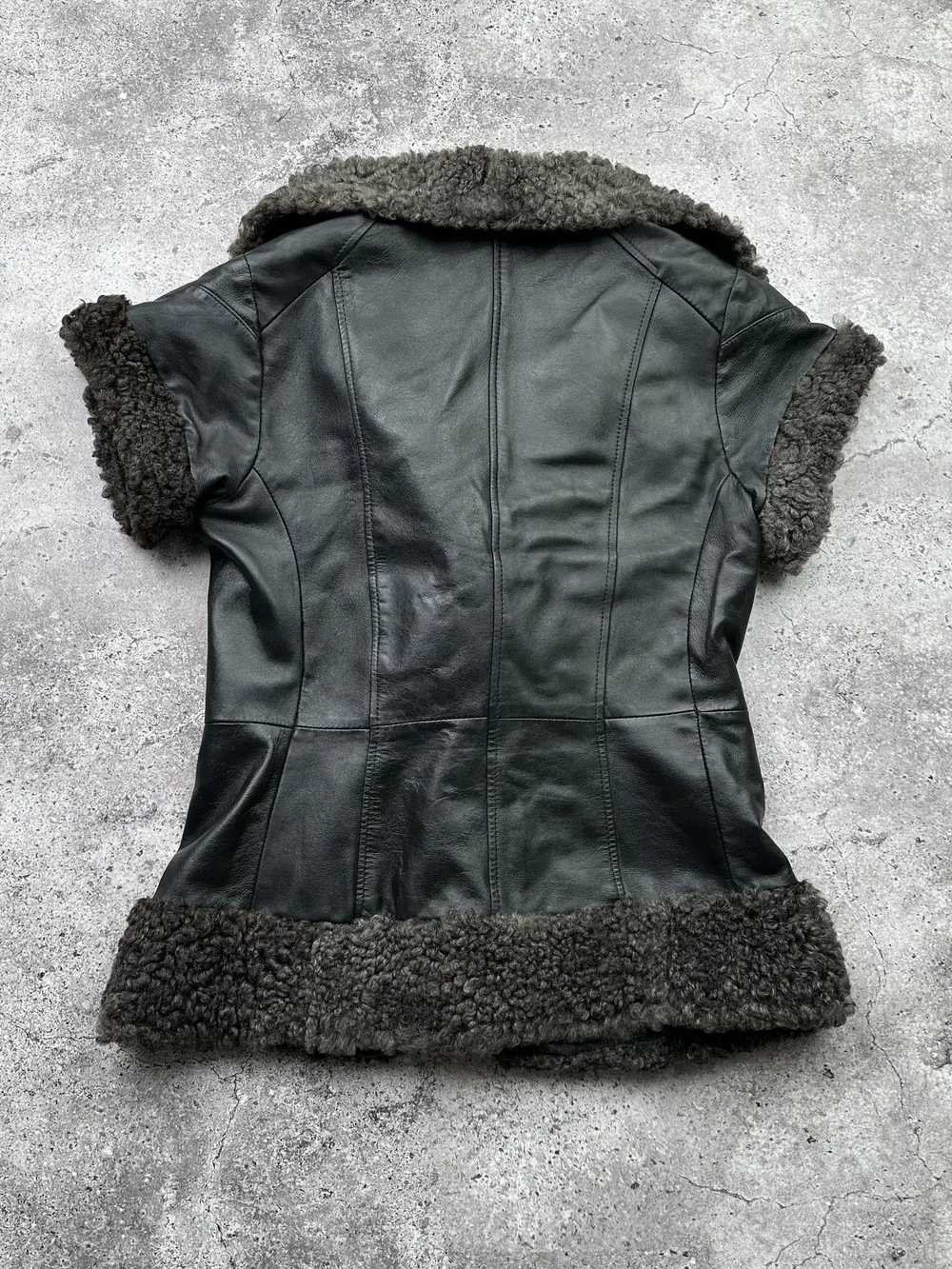 Genuine Leather × Leather Jacket × Sheepskin Coat… - image 5