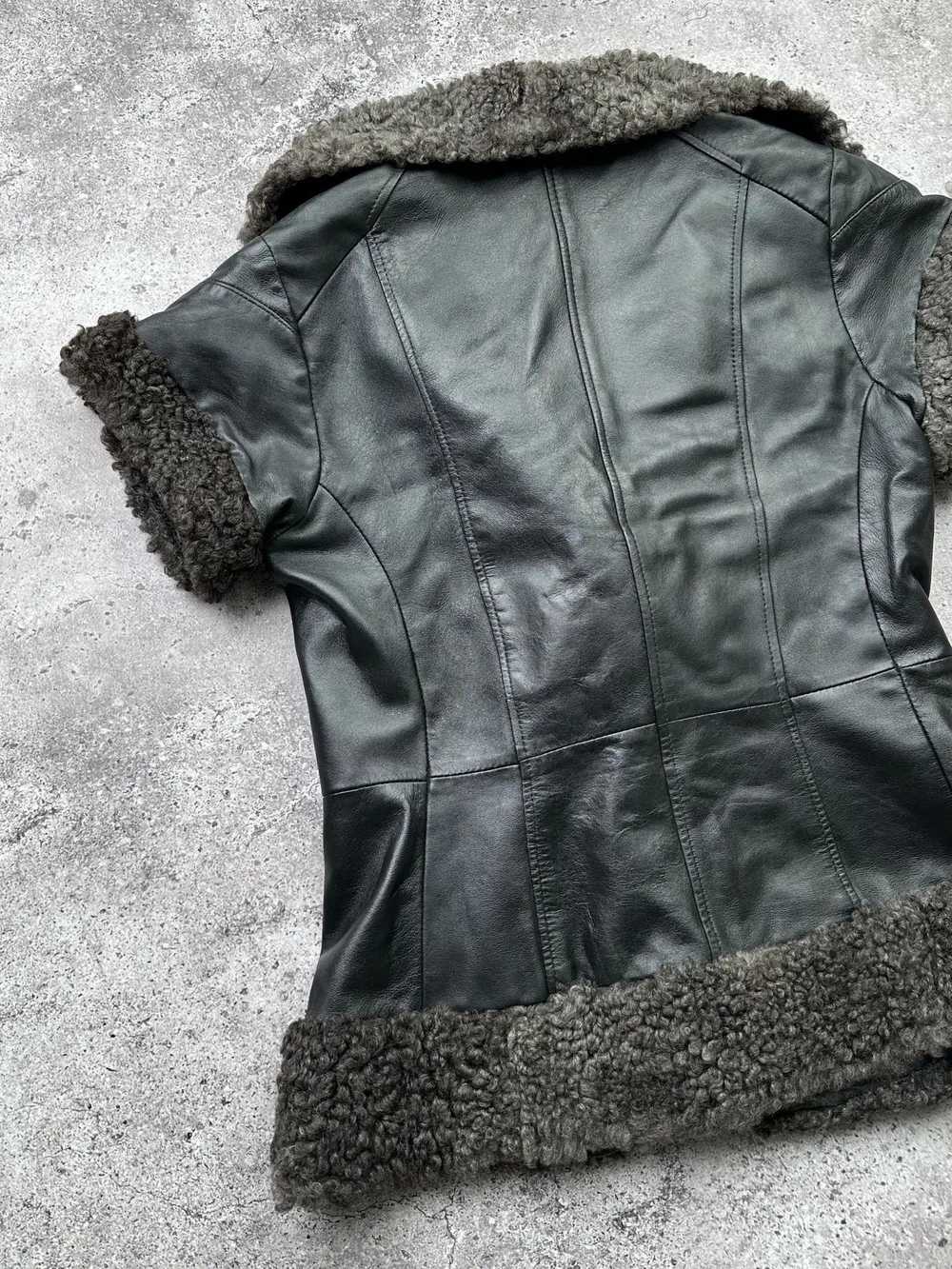 Genuine Leather × Leather Jacket × Sheepskin Coat… - image 6