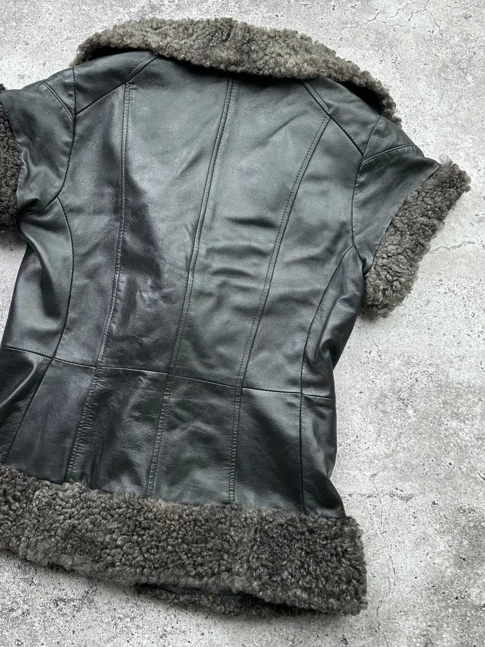 Genuine Leather × Leather Jacket × Sheepskin Coat… - image 7