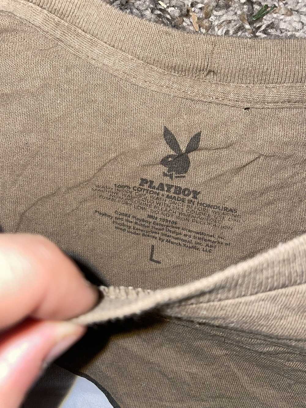 Playboy PLAYBOY Graphic Crewneck T-Shirt - image 3