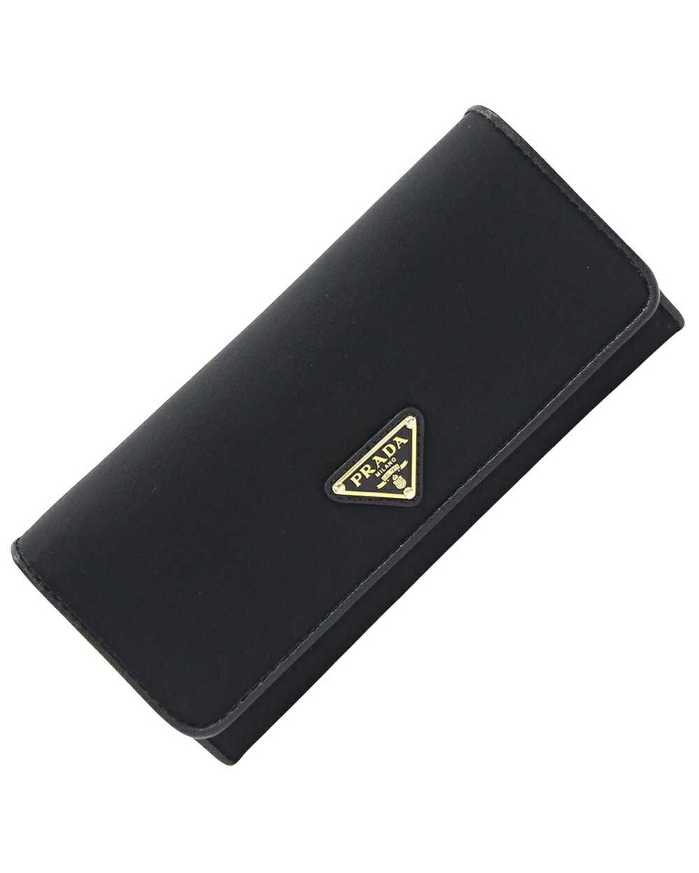 Prada Black Leather Bi-Fold Wallet with Multiple … - image 1