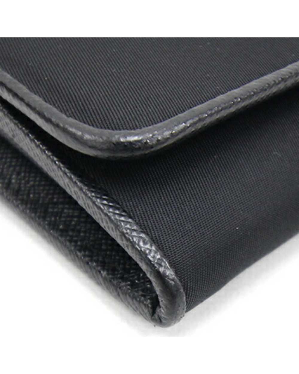 Prada Black Leather Bi-Fold Wallet with Multiple … - image 5